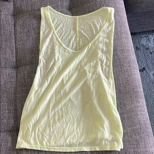 ALO Yoga Women's Yellow Tank Top
